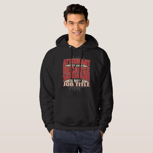 Begeleider Superheld Hoodie (Voorkant volledig)