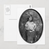 Beggar Maid / Alice Liddell ~ 1859 Briefkaart (Voorkant / Achterkant)