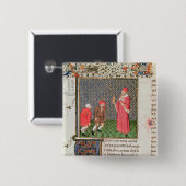 Beggars Vierkante Button 5,1 Cm (Voorkant /achterkant)