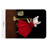 Begin 1900's vrijdag Sunbonnet Sue Magnet Magneet (Horizontaal)