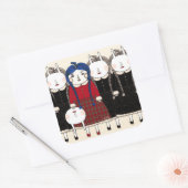 Begin 2013 vierkante sticker (Envelop)