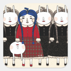 Begin 2013 vierkante sticker