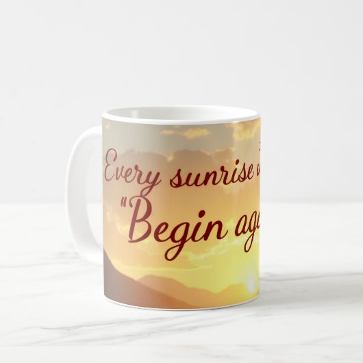 Begin Again Mug (Devant gauche)