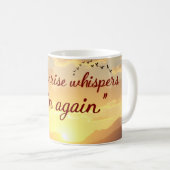 Begin Again Mug Koffiemok (Voorkant rechts)