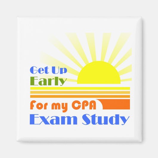 Begin CPA-examenonderzoek opmaken Magneet (Voorkant)