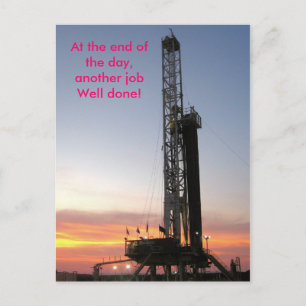 Begin de dag, een andere Goed uitgevoerde baan! Briefkaart