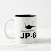 Begin de dag met JP-8 Raptor F-22 Mok (Links)