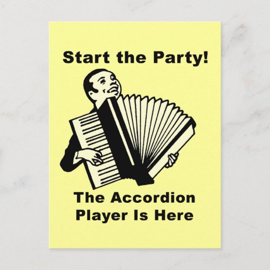 Begin de Partij! Briefkaart (Voorkant)