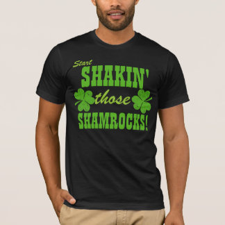 Begin die shamrocken te schudden! t-shirt