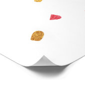 Begin elke dag Grateful Heart Inspirerend Quote Poster (Hoek)