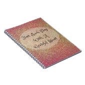 Begin elke dag met een vriendelijk hart notitieboek (Rechterzijde)