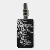 begin ijskoude winter bagagelabel (Voorkant verticaal)