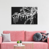 begin ijskoude winter canvas afdruk (Insitu (Woonkamer))