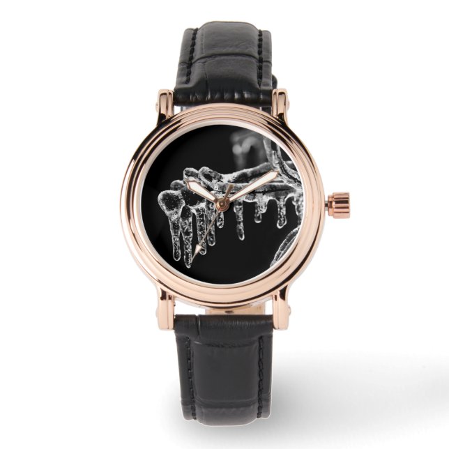 begin ijskoude winter horloge (Voorkant)