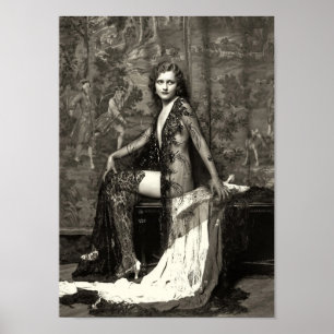 Begin jaren 1900 Frans briefkaart Poster