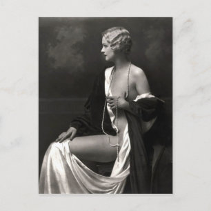 Begin jaren 1900 Franse schoonheid Briefkaart