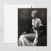 Begin jaren 1900 Franse schoonheid Briefkaart (Voorkant / Achterkant)