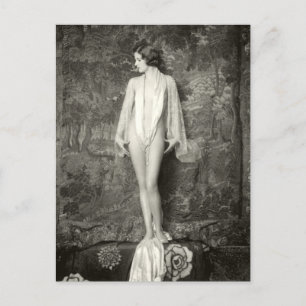 Begin jaren 1900 Franse schoonheid Briefkaart