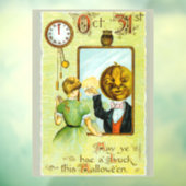 Begin jaren 1900  Halloween Groeten Raamsticker (Vel 3)