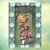 Begin jaren 1900  Halloween Groeten Raamsticker (Vel 3)