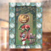 Begin jaren 1900  Halloween Groeten Raamsticker (Vel 2)