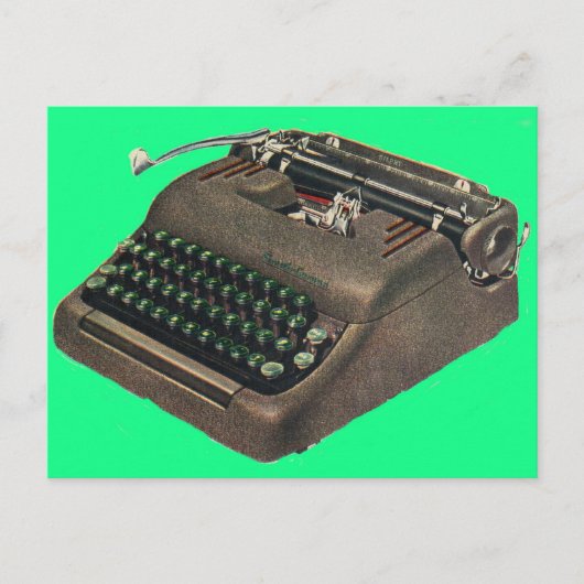 begin jaren 1950 Smith Corona typemachine Briefkaart (Voorkant)