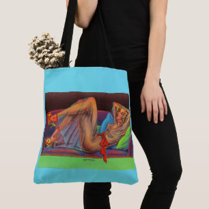 begin jaren veertig van de vorige eeuw Een mooie p Tote Bag