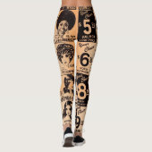 begin jaren zeventig wijk reclame leggings (Achterkant)