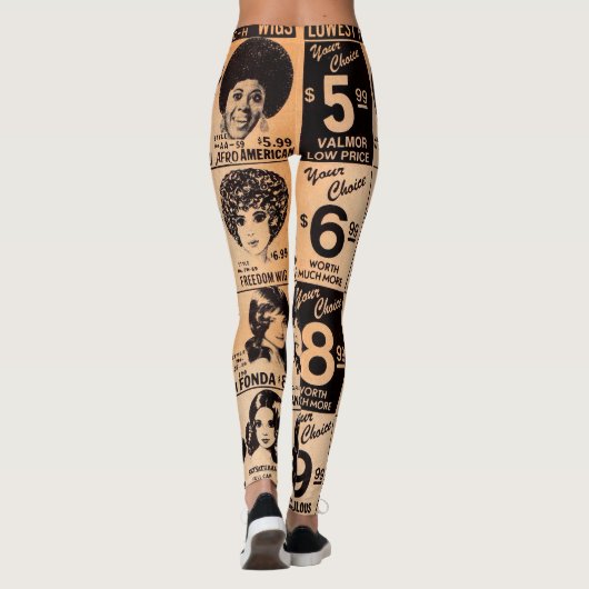 begin jaren zeventig wijk reclame leggings (Achterkant)