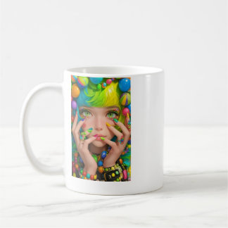: Begin je dag met een kleurrijke splash! Deze cer Koffiemok