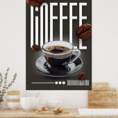 Begin je ochtend met koffie!" poster (Keuken)