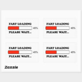 Begin laden rechthoekige sticker (Vel)