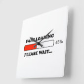 Begin laden vierkante klok (Hoek)