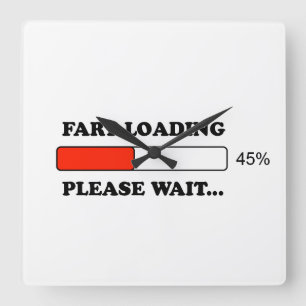 Begin laden vierkante klok