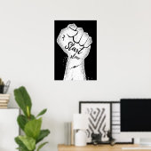 Begin langzaam. Motiverend Poster (Thuiskantoor)