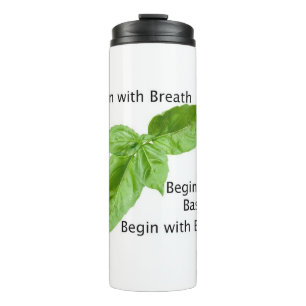 Begin met Basil Tumbler Thermosbeker