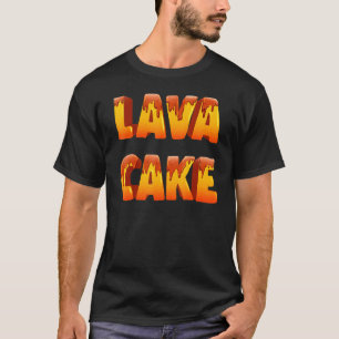 Begin met dessertaart meme geboren om lavastak te t-shirt
