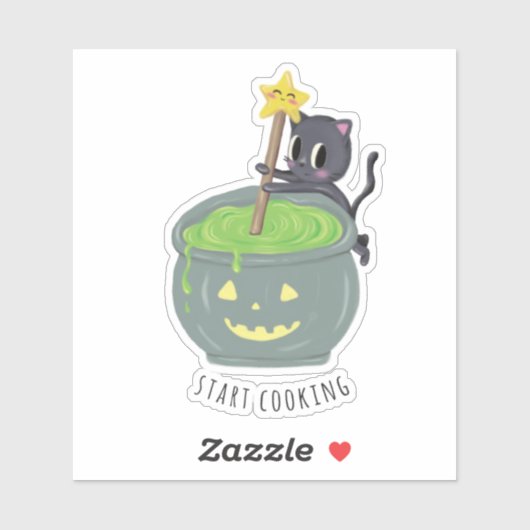 Begin met het koken van de aangepaste snelkat van  sticker (Vel)