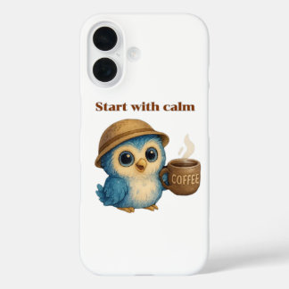 Begin met kalmte - Mindfulness iPhone 16 Hoesje