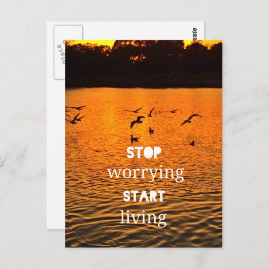 Begin met leven briefkaart (Voorkant / Achterkant)