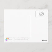 Begin met leven briefkaart (Achterkant)