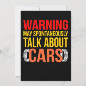 Begin met praten over Auto Mechanische G van auto- Bedankkaart (Voorkant)