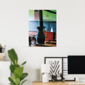 BEGIN ONDER $20 - Eén Room Schoolhouse Poster (Thuiskantoor)