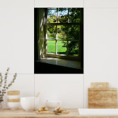 BEGIN ONDER $20 - zomerdag door het raam Poster (Keuken)