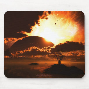 Begin van de eindmousepad muismat