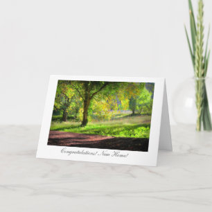 Begin van de Herfst/Herfst - Geluk in Nieuw Huis Kaart