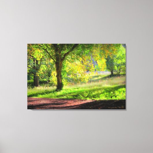 Begin van de herfst van Cornish - omwikkeld canvas (Voorkant)