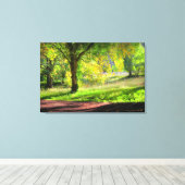 Begin van de herfst van Cornish - omwikkeld canvas (Insitu (Houten vloer))