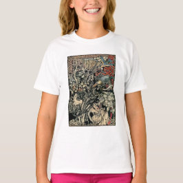 BEGIN VAN DE WERELD. door Arthur Rackham T-shirt