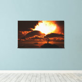 Begin van het Einde Verpakt Canvas Afdruk (Insitu (Houten vloer))